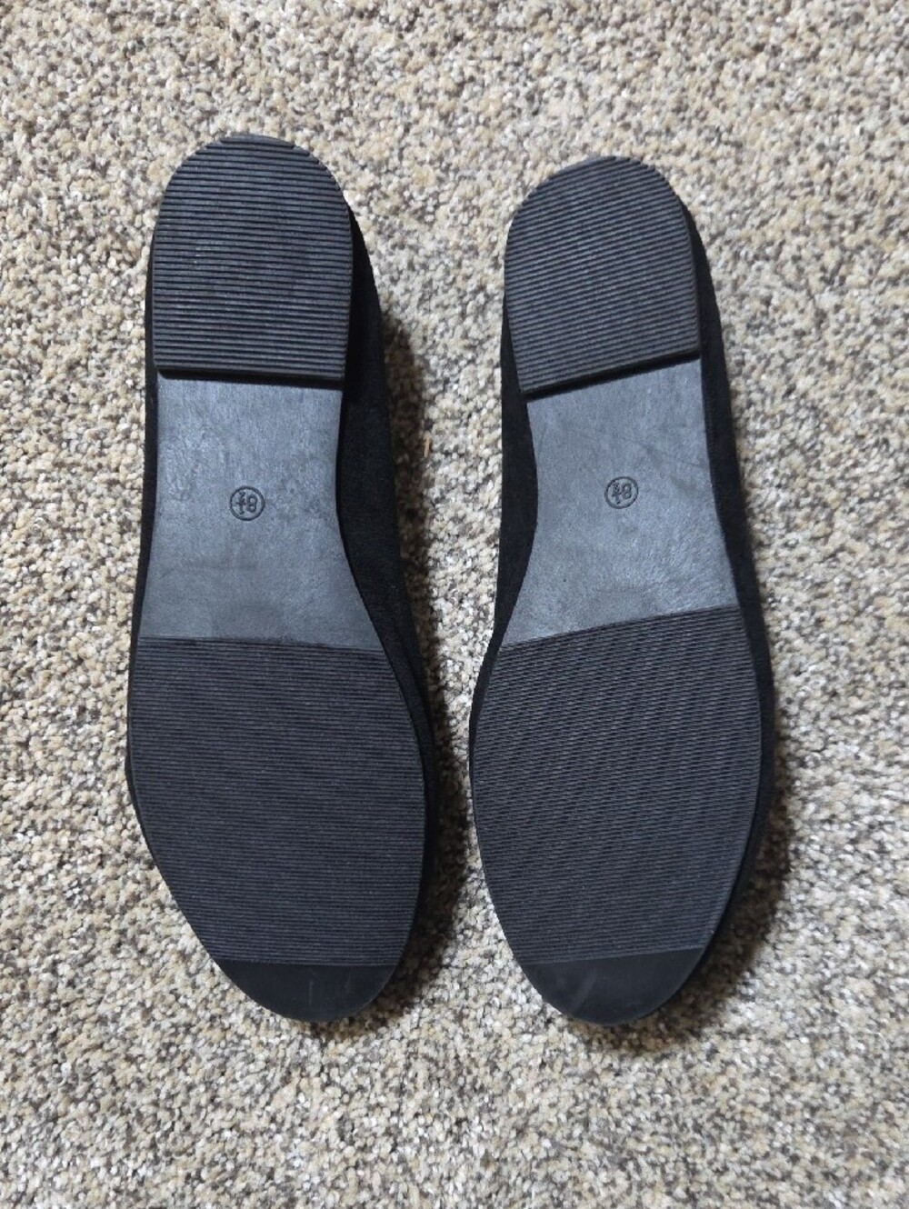 Maurices Black Suede-Look Ballet Flats - Picture 3 of 3